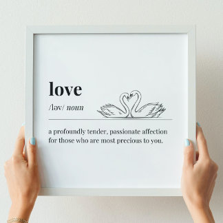 愛の定義スワン ポスター