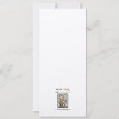 愛の家 – フラットフレームカード 招待状 (裏面)