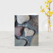 愛の岩が明るく輝く考えあなたのカード カード (黄色い花)