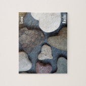 愛の岩 – ハート型の岩のコレクション ジグソーパズル (縦)