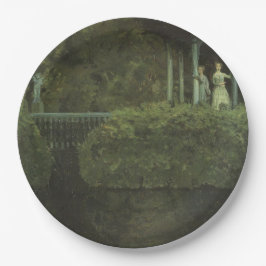 愛の島（Konstantin Somov著） ペーパープレート