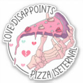 愛の崩壊ピザは永遠の反バレンタイン シール (正面)