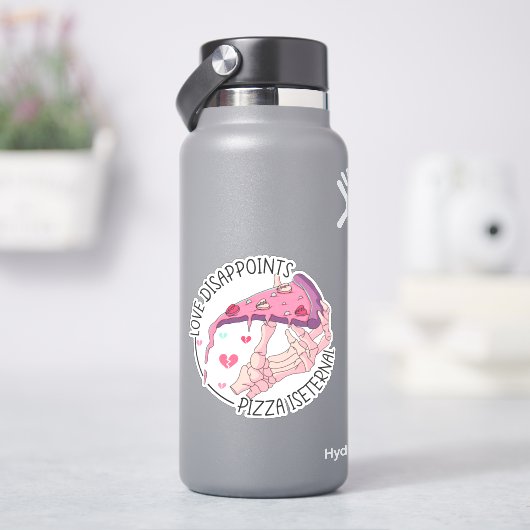 愛の崩壊ピザは永遠の反バレンタイン シール (HydroFlask)