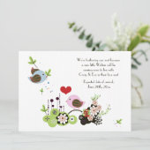 愛の巣の妊娠の発表 案内状 (スタンド正面)