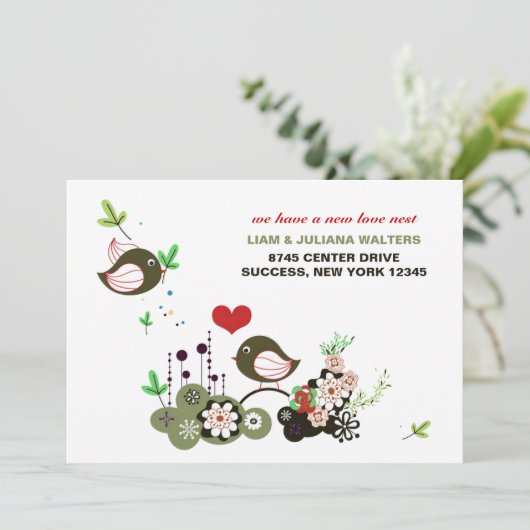 愛の巣の移動発表 案内状 (スタンド正面)