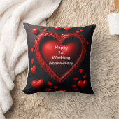 愛の巣：エレガント1周年記念装飾用クッション クッション (ブランケット)