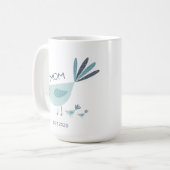 愛の巣 – Mama Bird Art コーヒーマグカップ (正面左)