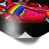 愛の希望の優しさ平等の包含ダイバーシティPe フォトプリント (角)