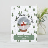 愛の平和と喜びのクリスマス シーズンカード (スタンド正面)
