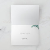 愛の平和と喜びの水の色ミスティ松の森 シーズンカード (内部)