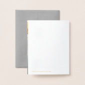 愛の平和と喜び初めてのクリスマス写真金ゴールド 箔カード (裏面封筒付き)