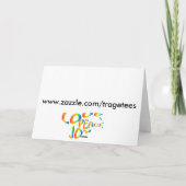 愛の平和の喜び シーズンカード (裏面)