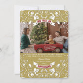 愛の平和ジョイアールヌーボーフローラが花開く写真 シーズンカード (正面)