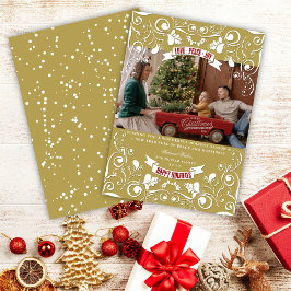 愛の平和ジョイアールヌーボーフローラが花開く写真 シーズンカード