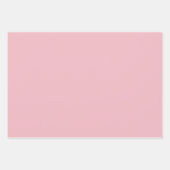 愛の平和ジョイピンクポインセチアのクリスマス ラッピングペーパーシート (正面2)