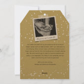 愛の平和ジョイ小さなキスベビーの第1クリスマス シーズンカード (裏面)