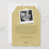 愛の平和ジョイ小さなキスベビーの第1クリスマス シーズンカード (裏面)