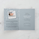 愛の平和ジョイ小さなキスベビーの第1クリスマス シーズンカード (内部)