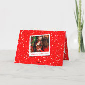 愛の平和ジョイ小さなキスベビーの第1クリスマス シーズンカード (裏面)