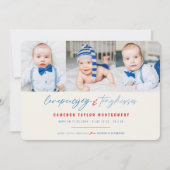 愛の平和ジョイ小さなキスベビーの第1クリスマス シーズンカード (正面)