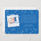 愛の平和ジョイ小さなキスベビーの第1クリスマス シーズンカード (裏面)