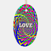 愛の平和スパイラル セラミックオーナメント (右)