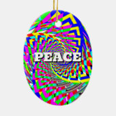 愛の平和スパイラル セラミックオーナメント (裏面)