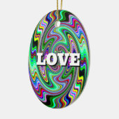 愛の平和 セラミックオーナメント (左)