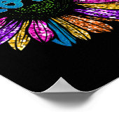 愛の平等を含む多様性の希望の平和 ポスター (角)