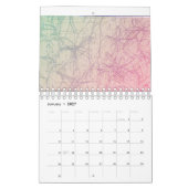 愛の年 カレンダー (1月 2027)