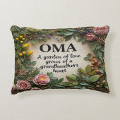 「愛の庭はOMAに生える アクセントクッション (正面)