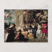 愛の庭, c.1630-32 ポストカード (正面)