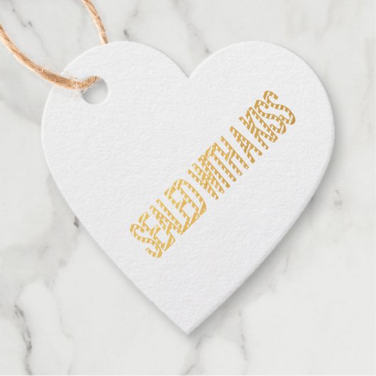 愛の引用文で封じられている フェイバータグ (正面)