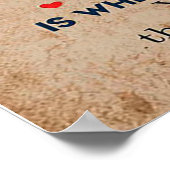 愛の引用文妻、妻の誕生日結婚、夫婦 ポスター (角)