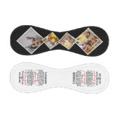 愛の引用文私の娘にカスタム4写真 野球ボール (パネル)