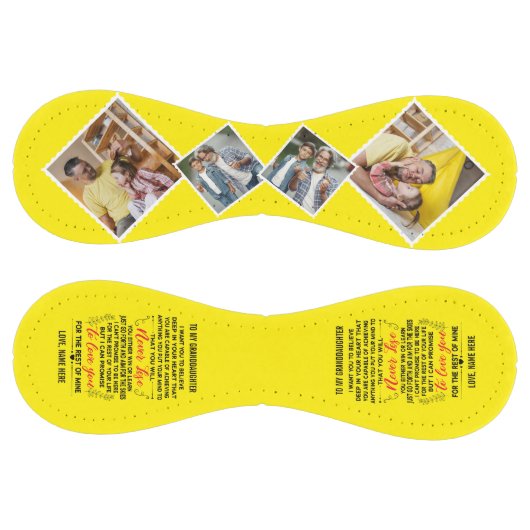 愛の引用文私の孫娘にカスタム4写真 ソフトボール (パネル)