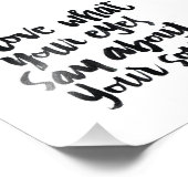 愛の引用文：あなたの目が言う事が大好き… フォトプリント            (角)