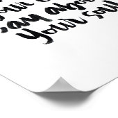 愛の引用文：あなたの目が言う事が大好き… ポスター (角)