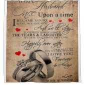 愛の引用文 |おもしろい引用文 シャワーカーテン (正面)