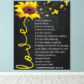 愛の引用文 |かわいいデコール キャンバスプリント (インサイチュ (ウッドフロア))