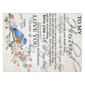 愛の引用文 |かわいいデコール テーブルクロス (正面(横))