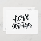 愛の引用文:強い愛 ポストカード (正面/裏面)
