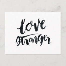 愛の引用文：強い愛 ポストカード