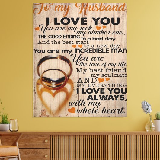 愛の引用文 |彼氏のかわいいプレゼント キャンバスプリント (インサイチュ (リビング))