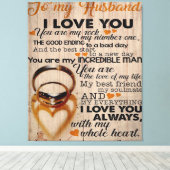 愛の引用文 |彼氏のかわいいプレゼント キャンバスプリント (インサイチュ (ウッドフロア))