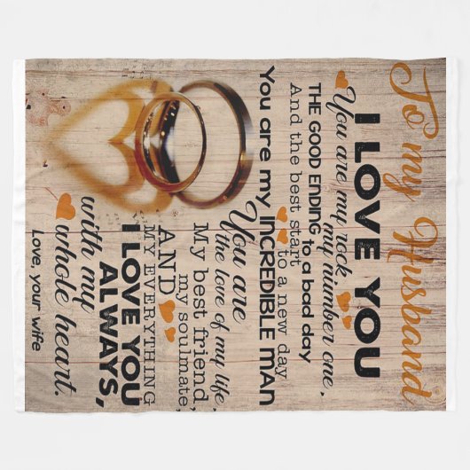 愛の引用文 |彼氏のかわいいプレゼント フリースブランケット (正面(横))