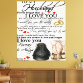 愛の引用文 |素敵な家族の装飾ギフト キャンバスプリント (インサイチュ (リビング))