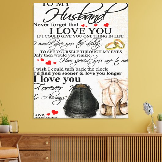 愛の引用文 |素敵な家族の装飾ギフト キャンバスプリント (インサイチュ (リビング))