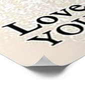 愛の引用文 |素敵な家族の装飾ギフト ポスター (角)