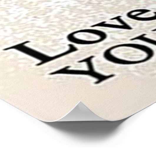 愛の引用文 |素敵な家族の装飾ギフト ポスター (角)